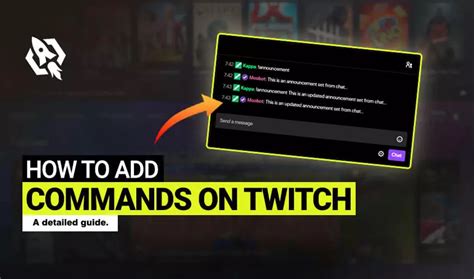 streamlabs commands list|How to Add Chat Commands for Twitch and YouTube .